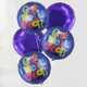 Get Well Soon balloon bouquet with colorful message balloons and solid purple accents – cheerful gift to uplift and support recovery. Get Well Soon balloon bouquet with colorful message balloons and solid purple accents – cheerful gift to uplift and support recovery.